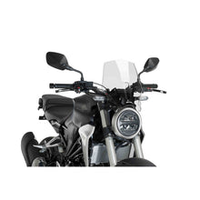 Carica l'immagine nel visualizzatore di Gallery, PUIG CUPOLINO NAKED N.G. SPORT PER HONDA CB125R NEO SPORTS CAFE 18-20 TRASPARENTE