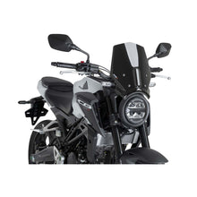 Carica l'immagine nel visualizzatore di Gallery, PUIG CUPOLINO NAKED N.G. SPORT PER HONDA CB300R NEO SPORTS CAFE 24-25 NERO
