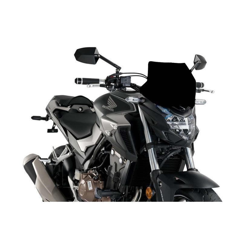 PUIG CUPOLINO NAKED N.G. SPORT PER HONDA CB500F 17-18 NERO-COD.21412N