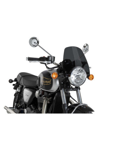 PUIG CUPOLINO NAKED N.G. SPORT PER TRIUMPH BONNEVILLE T120 16-25 FUME SCURO