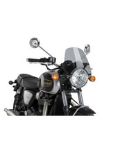 Carica l'immagine nel visualizzatore di Gallery, PUIG CUPOLINO NAKED N.G. SPORT PER TRIUMPH BONNEVILLE T120 BLACK 21-25 FUME CHIARO