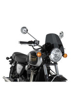 Carica l'immagine nel visualizzatore di Gallery, PUIG CUPOLINO NAKED N.G. SPORT PER TRIUMPH BONNEVILLE T120 BLACK 21-25 FUME SCURO