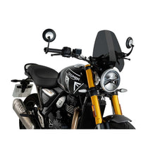 Carica l'immagine nel visualizzatore di Gallery, PUIG CUPOLINO NAKED N.G. SPORT PER TRIUMPH SPEED 400 24-25 FUME SCURO