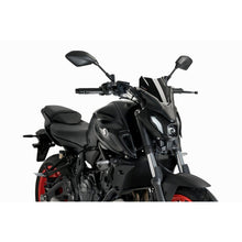 Carica l'immagine nel visualizzatore di Gallery, PUIG CUPOLINO NAKED N.G. SPORT PER YAMAHA MT-07 21-24 NERO