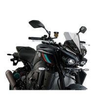 Carica l'immagine nel visualizzatore di Gallery, PUIG CUPOLINO NAKED N.G. SPORT PER YAMAHA MT-10 SP 22-25 FUME CHIARO
