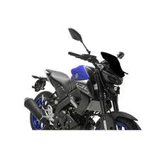 Carica l'immagine nel visualizzatore di Gallery, PUIG CUPOLINO NAKED N.G. SPORT PER YAMAHA MT-125 20-25 NERO
