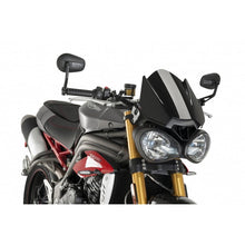 Carica l'immagine nel visualizzatore di Gallery, PUIG CUPOLINO NAKED N.G. SPORT TRIUMPH SPEED TRIPLE S 16-20 NERO