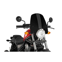 Carica l'immagine nel visualizzatore di Gallery, PUIG CUPOLINO NAKED N.G. TOURING HONDA CMX500 REBEL 17-19 NERO