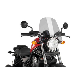 PUIG CUPOLINO NAKED N.G. TOURING PER HONDA CMX500 REBEL 2025 FUME CHIARO
