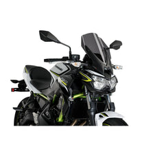 Carica l'immagine nel visualizzatore di Gallery, PUIG CUPOLINO NAKED N.G. TOURING PER KAWASAKI Z650 2025 FUME SCURO