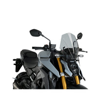 Carica l'immagine nel visualizzatore di Gallery, PUIG CUPOLINO NAKED N.G. TOURING PER SUZUKI GSX-S1000 21-24 FUME CHIARO