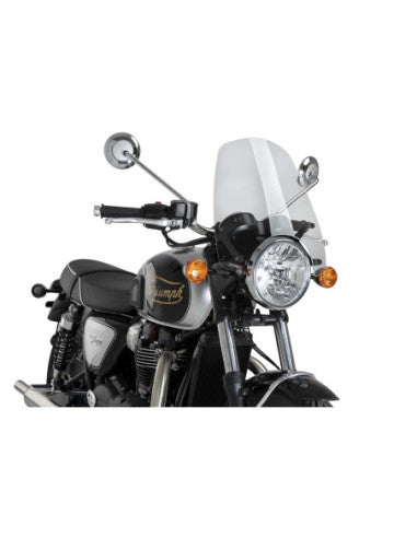 PUIG CUPOLINO NAKED N.G. TOURING PER TRIUMPH BONNEVILLE T120 BLACK 21-25 TRASPARENTE