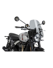 Carica l'immagine nel visualizzatore di Gallery, PUIG CUPOLINO NAKED N.G. TOURING PER TRIUMPH SPEED TWIN 1200 RS 2025 FUME CHIARO