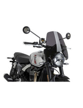 Carica l'immagine nel visualizzatore di Gallery, PUIG CUPOLINO NAKED N.G. TOURING PER TRIUMPH SPEED TWIN 900 2025 FUME SCURO
