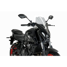 Carica l'immagine nel visualizzatore di Gallery, PUIG CUPOLINO NAKED N.G. TOURING PER YAMAHA MT-07 21-24 FUME CHIARO