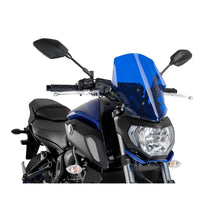 Carica l'immagine nel visualizzatore di Gallery, PUIG CUPOLINO NAKED N.G. TOURING YAMAHA MT-07 18-20 BLU