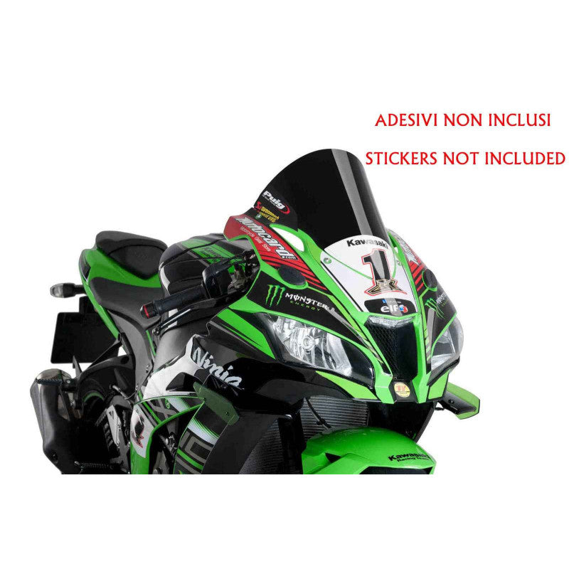 PUIG CUPOLINO R-RACER PER KAWASAKI ZX-10R 19-20 NERO