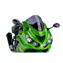 Carica l'immagine nel visualizzatore di Gallery, PUIG CUPOLINO RACING PER KAWASAKI ZZR1400 12-15 FUME SCURO