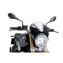 Carica l'immagine nel visualizzatore di Gallery, PUIG CUPOLINO RETRO BMW R NINE T PURE 17-20 TRASPARENTE-NERO