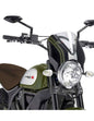 PUIG CUPOLINO RETRO PER DUCATI SCRAMBLER ICON DARK 23-25 TRASPARENTE-NERO