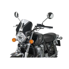 Carica l'immagine nel visualizzatore di Gallery, PUIG CUPOLINO RETRO PER HONDA CB1100 13-14 TRASPARENTE-NERO - OFFERTA