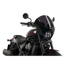 Carica l'immagine nel visualizzatore di Gallery, PUIG CUPOLINO SEMICARENATO DARK NIGHT PER HONDA CMX1100 REBEL 21-24 FUME SCURO-21104F