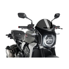 Carica l'immagine nel visualizzatore di Gallery, PUIG CUPOLINO SEMICARENATO HONDA CB1000R NEO SPORTS CAFE 18-20 FUME SCURO-CARBON