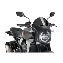 Carica l'immagine nel visualizzatore di Gallery, PUIG CUPOLINO SEMICARENATO HONDA CB1000R NEO SPORTS CAFE 18-20 FUME SCURO-NERO