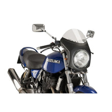 Carica l'immagine nel visualizzatore di Gallery, PUIG CUPOLINO SEMICARENATO PER HONDA CB1100 RS 17-20 FUME CHIARO-CARBON