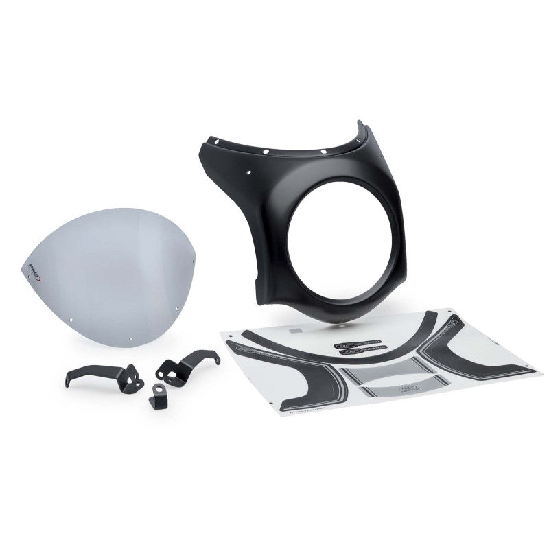 PUIG CUPOLINO SEMICARENATO PER HONDA CB650R NEO SPORTS CAFE ECLUTCH 24-25 FUME CHIARO-CARBON