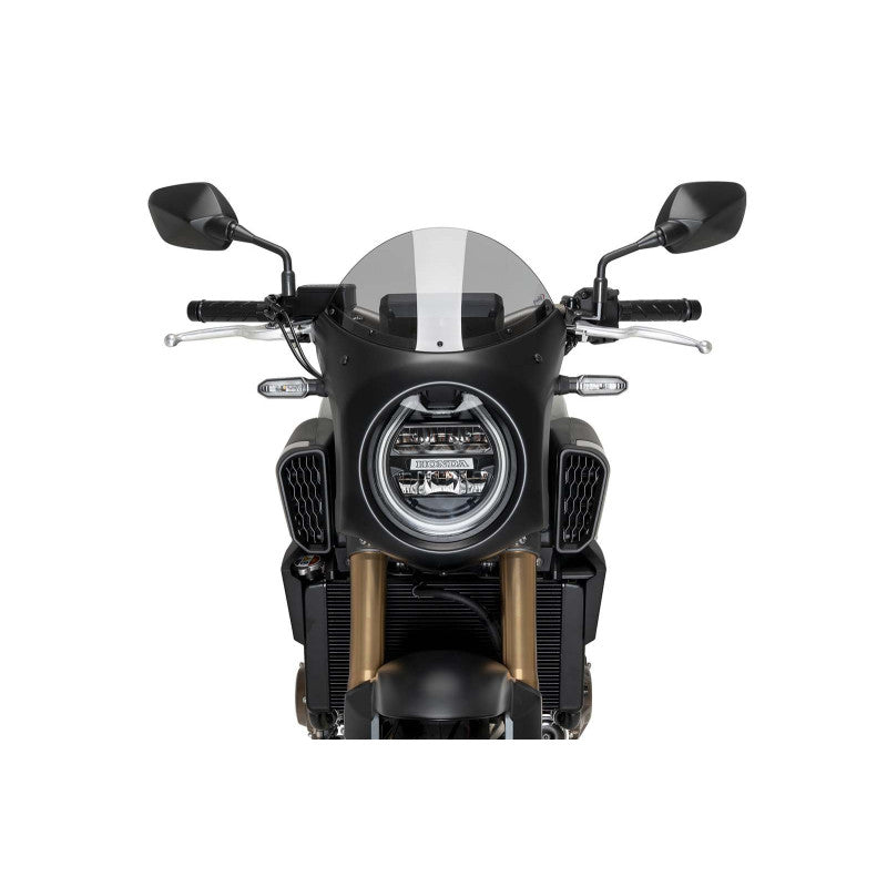 PUIG CUPOLINO SEMICARENATO PER HONDA CB650R NEO SPORTS CAFE ECLUTCH 24-25 FUME CHIARO-NERO