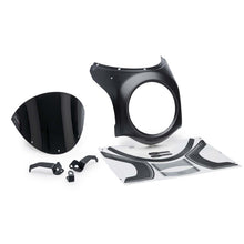 Carica l'immagine nel visualizzatore di Gallery, PUIG CUPOLINO SEMICARENATO PER HONDA CB650R NEO SPORTS CAFE ECLUTCH 24-25 NERO-CARBON