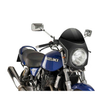 Carica l'immagine nel visualizzatore di Gallery, PUIG CUPOLINO SEMICARENATO PER TRIUMPH SPEED TWIN 19-21 NERO-NERO