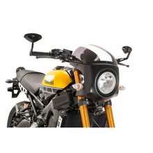 Carica l'immagine nel visualizzatore di Gallery, PUIG CUPOLINO SEMICARENATO TRIUMPH BONNEVILLE SPEEDMASTER 18-20 FUME CHIARO-NERO