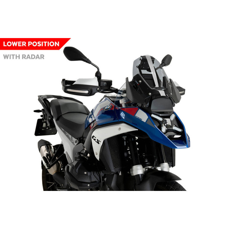 PUIG CUPOLINO SPORT CON RADAR PER BMW R1300 GS TRIPLE BLACK 23-25 FUME CHIARO