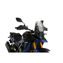 Carica l'immagine nel visualizzatore di Gallery, PUIG CUPOLINO SPORT PER SUZUKI DL800 V-STROM DE 23-25 FUME CHIARO
