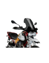 Carica l'immagine nel visualizzatore di Gallery, PUIG CUPOLINO TOURING PER MOTO GUZZI V85 TT 21-23 FUME SCURO