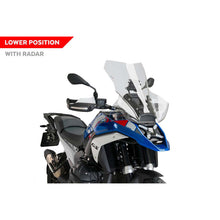 Carica l'immagine nel visualizzatore di Gallery, PUIG CUPOLINO TOURING PLUS CON RADAR PER BMW R1300 GS OPTION 719 TRAMONTANA 23-25 TRASPARENTE