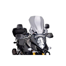 Carica l'immagine nel visualizzatore di Gallery, PUIG CUPOLINO TOURING SUZUKI DL1000 V-STROM 14-19 FUME CHIARO