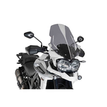 Carica l'immagine nel visualizzatore di Gallery, PUIG CUPOLINO TOURING TRIUMPH TIGER 1200 EXPLORER XRT/XCX 18-20 FUME SCURO