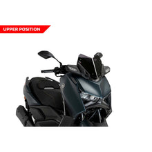 Carica l'immagine nel visualizzatore di Gallery, PUIG CUPOLINO V-TECH LINE SPORT PER YAMAHA X-MAX 125 MAX TECH 2025 FUME CHIARO - FUME SCURO