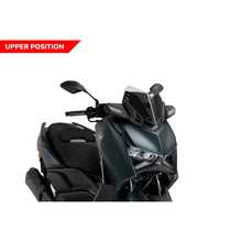 Carica l'immagine nel visualizzatore di Gallery, PUIG CUPOLINO V-TECH LINE SPORT PER YAMAHA X-MAX 125 MAX TECH 23-24 FUME SCURO - FUME CHIARO