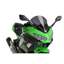Carica l'immagine nel visualizzatore di Gallery, PUIG CUPOLINO Z-RACING PER KAWASAKI NINJA 400 23-24 FUME SCURO