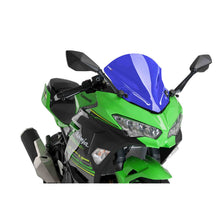 Carica l'immagine nel visualizzatore di Gallery, PUIG CUPOLINO Z-RACING PER KAWASAKI NINJA 7 HYBRID 24-25 BLU