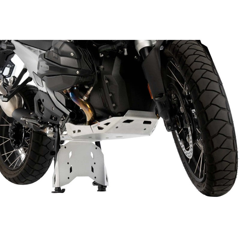 PUIG ESTENSIONE PROTEZIONE MOTORE PER CAVALLETTO CENTRALE BMW R1300 GS TROPHY 23-25 SILVER
