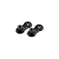 PUIG KIT DI RIPOSIZIONAMENTO PER ADATTATORI POGG. REGOLABILI DA 40MM - NERO