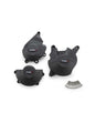 PUIG PROTEZIONE CARTER MOTORE TRACK PER CAMPIONATO HONDA CBR600 RR 24-25 NERO