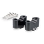 PUIG RISERS PER MANUBRI BMW F750 GS 18-24 NERO-COD.21810N