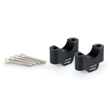 Carica l'immagine nel visualizzatore di Gallery, PUIG RISERS PER MANUBRI BMW R1200 GS 08-12 NERO-20309N