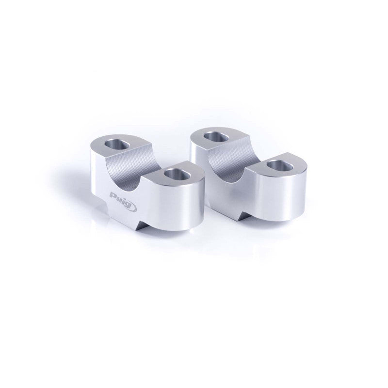 PUIG RISERS PER MANUBRI HONDA NC750 X DCT 2025 SILVER-3671P